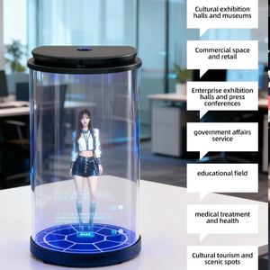 Cilindro de Exhibición Holográfico 3D de Tamaño Real para Tiendas Minoristas, Reproductor Multimedia HoloTube con IA Inteligente y WiFi - Product Image 2