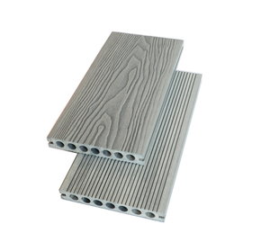 Fabricant chinois de platelage WPC gris foncé de haute qualité <span class=keywords><strong>terrasse</strong></span> composite à grain de bois 3D piscine jardin <span class=keywords><strong>terrasse</strong></span> WPC - Product Image 4
