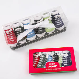 Nuovo cotone simpatico cartone animato animale personalizzato organico <span class=keywords><strong>a</strong></span> <span class=keywords><strong>maglia</strong></span> scarpe calzino per <span class=keywords><strong>neonato</strong></span> - Product Image 1