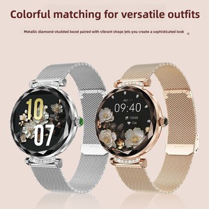 NXW7 Android Smartwatch voor vrouwen, hartslag- en bloeddrukmeting, IP68 waterdicht, AMOLED display, 5-7 dagen batterijduur - Product Image 4