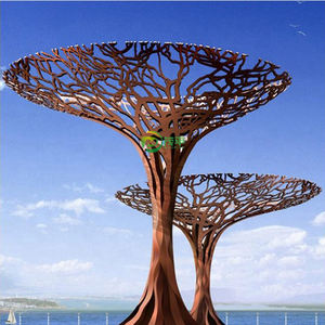 ARGE utdoor arden ecor UGE bstray etal REE orten Teel culpture - Product Image 1