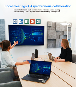 TACTEASY Écran tactile interactif 65 pouces LCD 4K 20 points tactiles, cadre métallique, tableau blanc intelligent mural et au sol, portable, USB, éducation, Android - Product Image 4