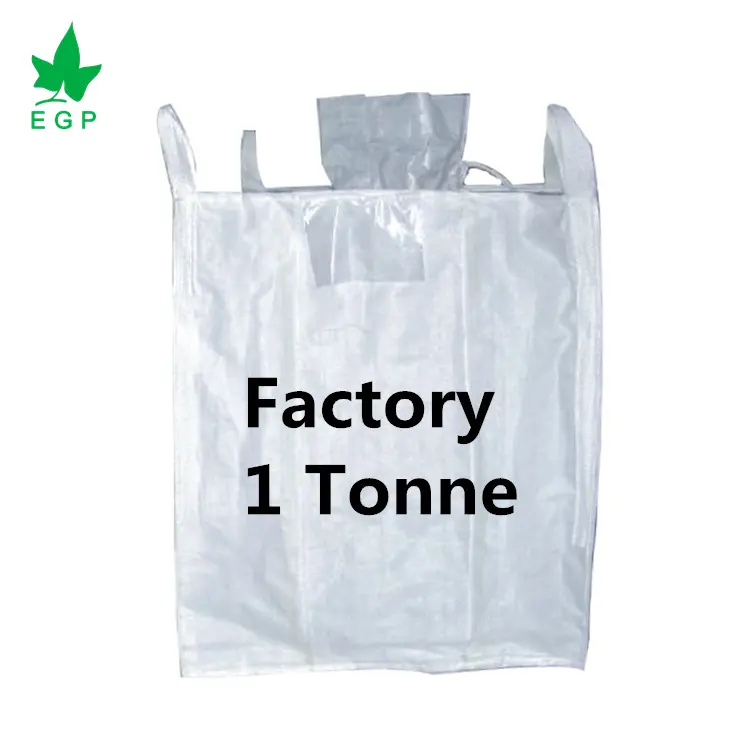 EGP बड़ा थोक बैग 1000kg 1100kg 1200kg 1300kg 1500kg 1ton 1.5ton 2 टन जंबो बैग औद्योगिक उपयोग के लिए सुपर बोरियों