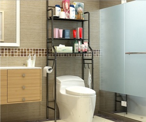 3-Tier Bathroom Storage <strong>Shelf</strong> Over Toilet Space Saver, Freestanding <strong>Shelves</strong> for <strong>Bath</strong> Essentials, Planters, Books, Etc - Product Image 4