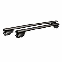 Barres transversales de toit de voiture en aluminium verrouillables, porte-bagages robuste capacité 150 lb, installation rapide sans perçage pour SUV et camion