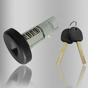 Chevrolet Ignition <b>Lock</b> Cylinder XF221D3 2 <b>Keys</b> Black Cylindrical <b>Lock</b> Car Part - Product Image 1