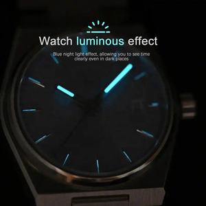 2025ステンレス鋼メンズウォッチシンプルビジネスブルーダイヤルPRXジャパニーズムーブメントクォーツメンズウォッチ - Product Image 4