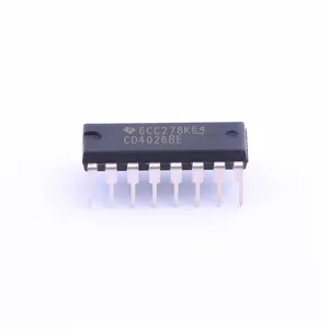 In magazzino 100% originale nuovo IC logico DIP-16 CD4026BE IC Chip componente elettronico del circuito integrato