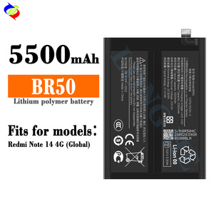 Batería de <span class=keywords><strong>Celular</strong></span> BR50 de 5500 mAh, 100% de Salud, Cero Ciclos, <span class=keywords><strong>para</strong></span> <span class=keywords><strong>Xiaomi</strong></span> Redmi Note 14 4G (Global) - Product Image 2