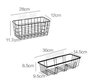 Hot Sale Iron <strong>Storage</strong> Metal Mesh Grid, Kitchen Bathroom Wall Mount <strong>Storage</strong> Organizers, Multifunctional Kitchen <strong>Shelf</strong> - Product Image 5