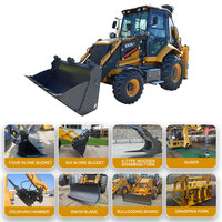 EVERSTAR Baggerlader 9500 Kg 7 Kw Dieselmotor Radlader mit Kippschutzkabine im JCB-Stil Design China
