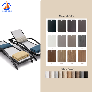 Nouveau Style ensemble de natation chaises de piscine et parasols chaise longue extérieure pour piscine d'eau disposer chaise <span class=keywords><strong>Design</strong></span> chaise longue de piscine moderne - Product Image 2