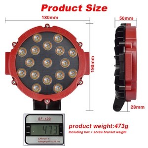 ไฟหน้า LED 7 นิ้ว 6000k ไฟตัดหมอก LED สปอตไลท์สำหรับไฟ LED ออฟโรด ไฟหน้าทรงกลม 7 นิ้ว ไฟทำงานสำหรับรถจี๊ป รถบรรทุก รถแรงเลอร์ - Product Image 4