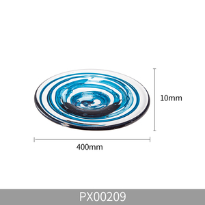 Multiple Horizons Fruit Bowls Living Room Home Decor Accessories Crystal Glass Fruit Inner Tray <strong>Chiniote</strong> Plate - Product Image 3