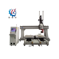 Vente Flash : Routeur CNC 5 axes, Machine de fraisage CNC 5 axes, Machine de fraisage CNC de bureau automatique 5 axes pour le traitement de la mousse, des modèles et du mobilier