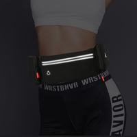 Ceinture d'hydratation en néoprène anti-éclaboussures, sac banane personnalisé avec logo imprimé, sac à bouteille d'eau imperméable, ceinture de course à pied, sac banane