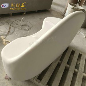 New Stone Building Materials Fiber <b>Cement</b> Stone Bench XMS006 High Performance Concrete Municipal Landscape Use - Product Image 3