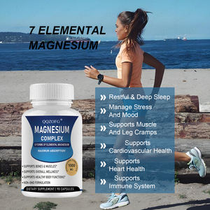 Oem Hete Verkoop 1000Mg Magnesiumcomplex 8 Vormen Ondersteunt Neuromusculaire Functie Energiemetabolisme Botgezondheid NON-GMO 90 Mineralen - Product Image 3