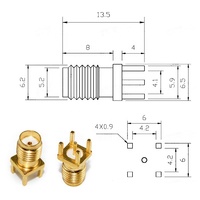 SMA SMB MCX MMCX CRC9 KE BNC TMC Antenne Adaptateur RF Connecteurs coaxiaux (RF) Type de produit