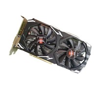 Nouvelle carte graphique de jeu haute définition RX 580 8 Go 2048 processeurs de flux DirectX 12 avec refroidissement par ventilateur pour PC de bureau - PUBG