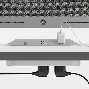 Mobilier modulaire moderne ouvert 4 places pour les postes <span class=keywords><strong>de</strong></span> <span class=keywords><strong>travail</strong></span> <span class=keywords><strong>de</strong></span> table pour le personnel Bureaux <span class=keywords><strong>de</strong></span> bureau - Product Image 5