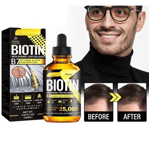 Nouveauté : Huile Essentielle Bio au Collagène et Vitamine B7 pour la Croissance, le Renforcement et la Prévention de la Casse des Cheveux, Adaptée à Tous Types de Cheveux - Product Image 1