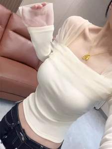 Maglioni Bianchi da Donna con Colletto Quadrato, Modellanti, Sexy e alla Moda con <span class=keywords><strong>Pizzo</strong></span>, Vendita all'Ingrosso Droma - Product Image 4