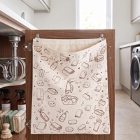 Sac de rangement pour chiffons sales, torchons et essuie-vaisselle, organisateur pour placard sous évier, porte-essuie-vaisselle, buanderie et salle de bain