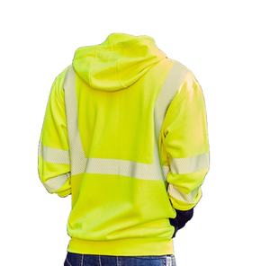 Sweat-shirt réfléchissant ignifuge pour homme, vêtement de sécurité Frc, vêtement de travail, fermeture éclair, Hi Vis, vêtements de travail en plein air avec capuche - Product Image 3