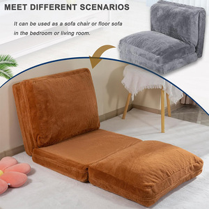 Multifunctional Flannel Folding <b>Sofa</b> Bed Square Foam Filled For Adults Children <b>Pets</b> Babies Elderly - Product Image 2