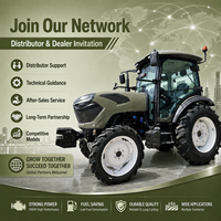 Tractor Agrícola LAWNIO con Tracción en las Cuatro Ruedas, Operación Estable en Campo para Granjas Medianas y Grandes, Precio al por Mayor