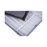 Système Hvac Grille d'air de retour en aluminium à noyau amovible avec filtre à écran Grille de ventilation Grille d'aération