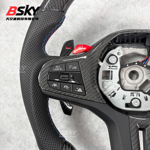 Volante de Fibra de Carbono Personalizado para <span class=keywords><strong>BMW</strong></span> Serie 3 4 5 6 7 8 G20 G30 G38 F10 F30 F20 G31 G2X G3X M3 M4 M5 330i <span class=keywords><strong>330e</strong></span> 340i 440i - Product Image 4