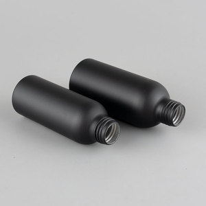 Venta al por mayor personalizado vacío 30ml 40 ml 50 ml 100 mL 120ml 150 ml 1oz 4 oz negro cosmético botella de <span class=keywords><strong>aluminio</strong></span> con tapón de rosca - Product Image 2