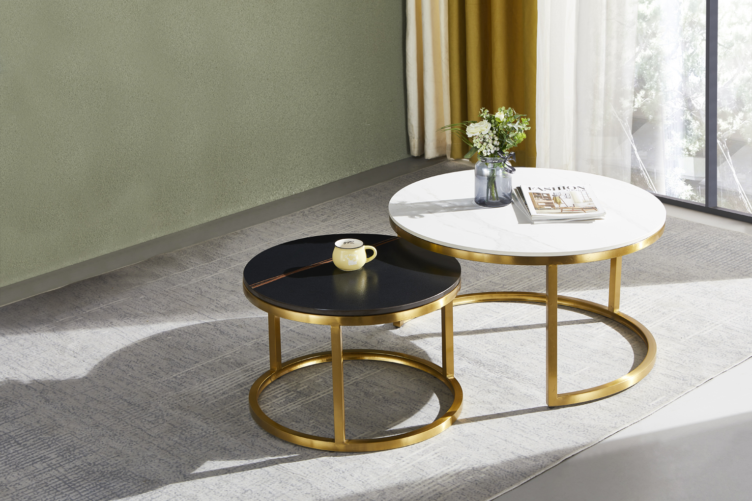 Gambe da tavolo dorate