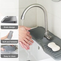 Silicone classique cuisine savon plateau éponge support Caddy organisateur évier plateau écologique vaisselle savon bouteille distributeur tapis tampons pour