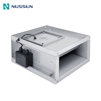Ventilateur de gaine rectangulaire 1040 CFM pour système de ventilation HVAC, souffleur d'extraction à haute pression statique avec contrôle de vitesse, ventilateur de circulation d'air