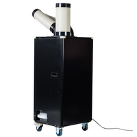 Refroidisseur d'air portable industriel de 1,5 tonne avec moteur, respectueux de l'environnement