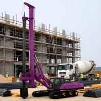 Plataforma de Perforación Rotatoria, Maquinaria de Construcción, Perforadora de Pozos Profundos de 40m, Plataforma de Perforación sobre Orugas