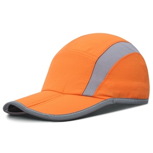 Reflective Folding <b>Cycling</b> Outdoor Sport Hat Unstructured Design Custom Logo Quick Dry Cap for Women and Men - Product Image 6