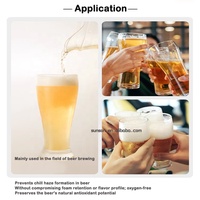 Enzyme endopeptidase spécifique à la proline de qualité alimentaire: hydrolyse et applications, empêche la brume froide dans la clarification de la bière