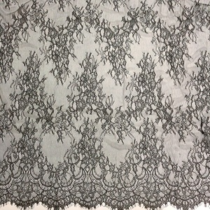 Tissu en <span class=keywords><strong>dentelle</strong></span> Chantilly à motifs floraux, fabrication artisanale, 3 mètres par pièce, LT20948 - Product Image 6