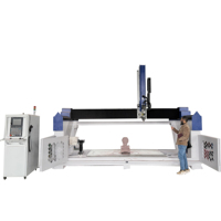 Routeur CNC 4 axes pour le tournage et la sculpture du bois, table rotative 4ème axe, mini CNC avec servomoteur à vendre