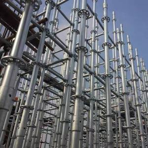 International Standards Layher Ringlock Scaffolding System Q235 Hot <b>Dipped</b> Galvanized Steel Ring Lock Scaffolding - Product Image 4