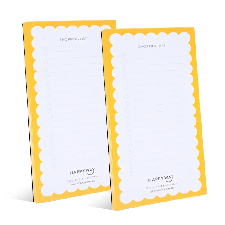 Biểu Tượng Tùy Chỉnh Từ Memo Pad Từ Lưu Ý Pads Danh Sách Đầy Đủ Nam Châm Trở Lại Để Làm Danh Sách Cho Tủ Lạnh