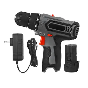 Versatile 12V Power Cordless Drill Kit with Ergonomic Design Includes 1pc 1300mAh Battery 1pc 13.5V Charger for Wood Drilling