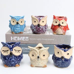 Maceta de Jardín de Arcilla Divertida <span class=keywords><strong>y</strong></span> Bonita con Forma de Animal para el Día de la Madre, Económica, para Plantas, Decoración de Jardín - Product Image 3