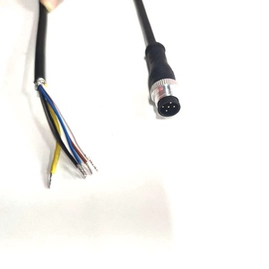 Conector <span class=keywords><strong>de</strong></span> Sensor <span class=keywords><strong>de</strong></span> Cable <span class=keywords><strong>de</strong></span> Alimentación con Conector Macho M12 <span class=keywords><strong>de</strong></span> <span class=keywords><strong>5</strong></span> Pines a Cable Desnudo con Terminales Desnudos para Cableado en Campo - Product Image 2