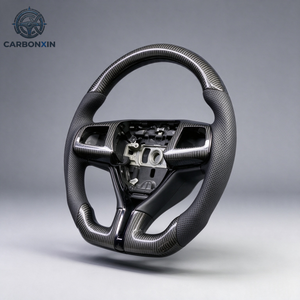 Volante de Cuero y Fibra de Carbono Personalizado para Maserati Quattroporte Ghibli Levante 2014-2018 - Product Image 2