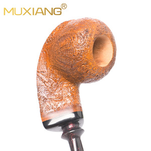 MUXIANG Briarwood Tobacco Pipe Free Type Filtered Smoking Pipe For Men Wholesale - Product Image 4